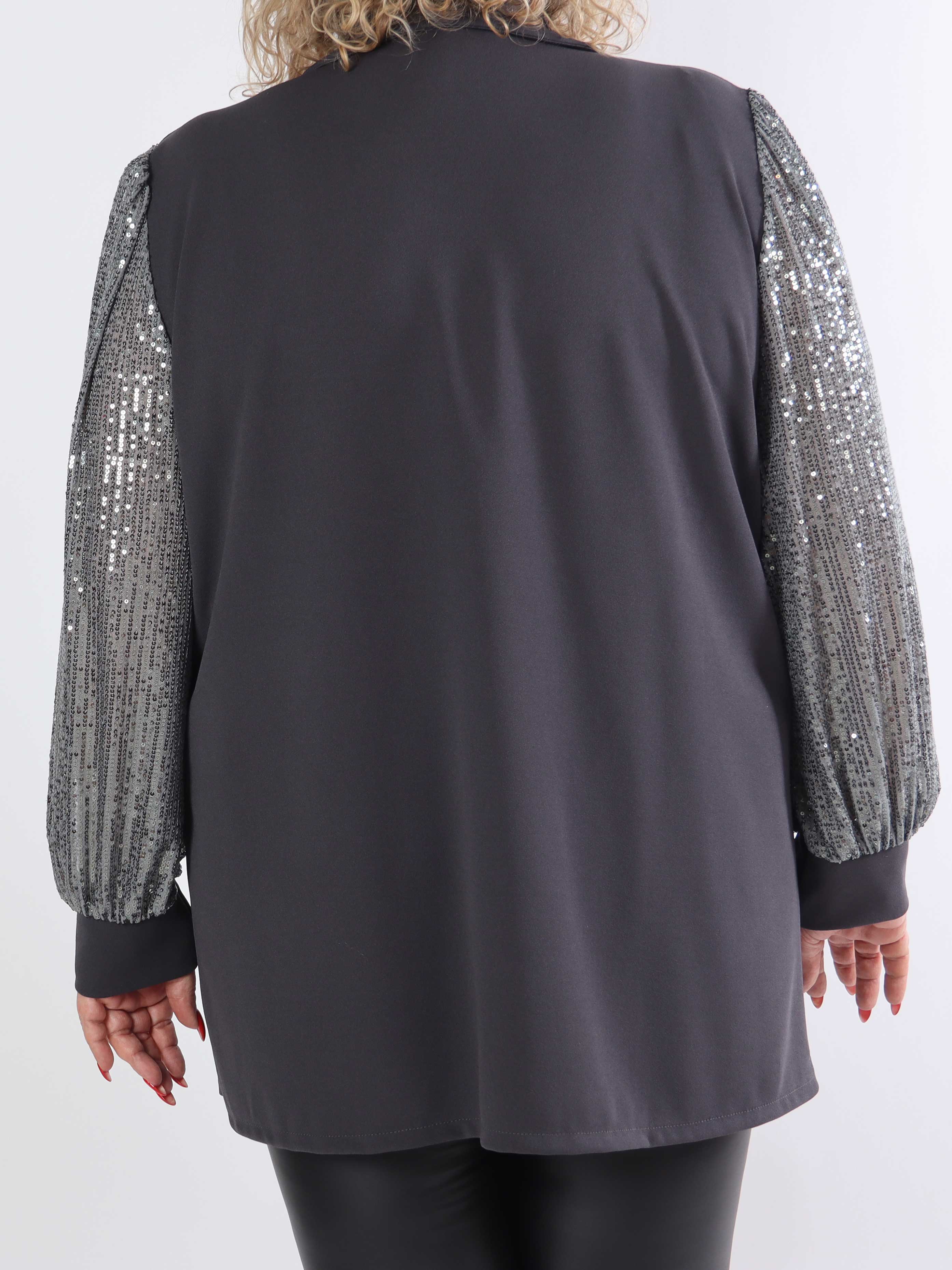 Kata - Oversized blazer med pailletærmer (bestseller)